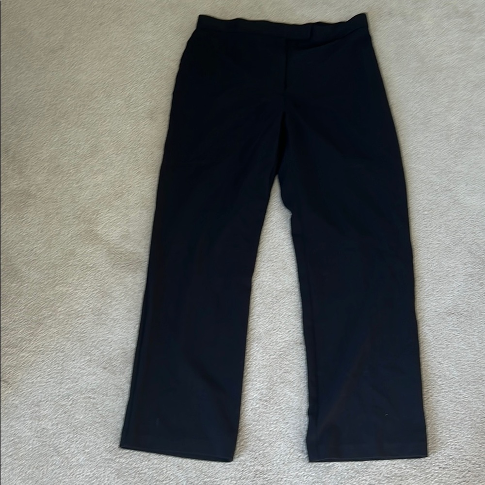 Sag Harbor Black Dress Pants Straight-Leg